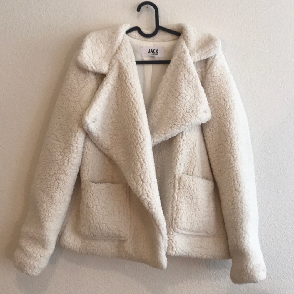 Fuzzy Sherpa Layer Jacket